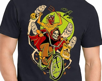 I Remember Halloween T-Shirt – Vintage Trick or Treat Kids – Unisex Black Short Sleeve 100% Soft Cotton – Professionally Screen Printed