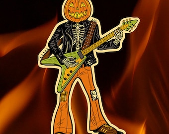 Punk-in Rocker Die Cut Decoration