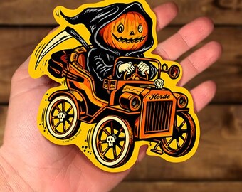 Reaper Racer Weather Proof Vinyl Sticker
