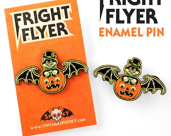 Fright Flyer Enamel Pin