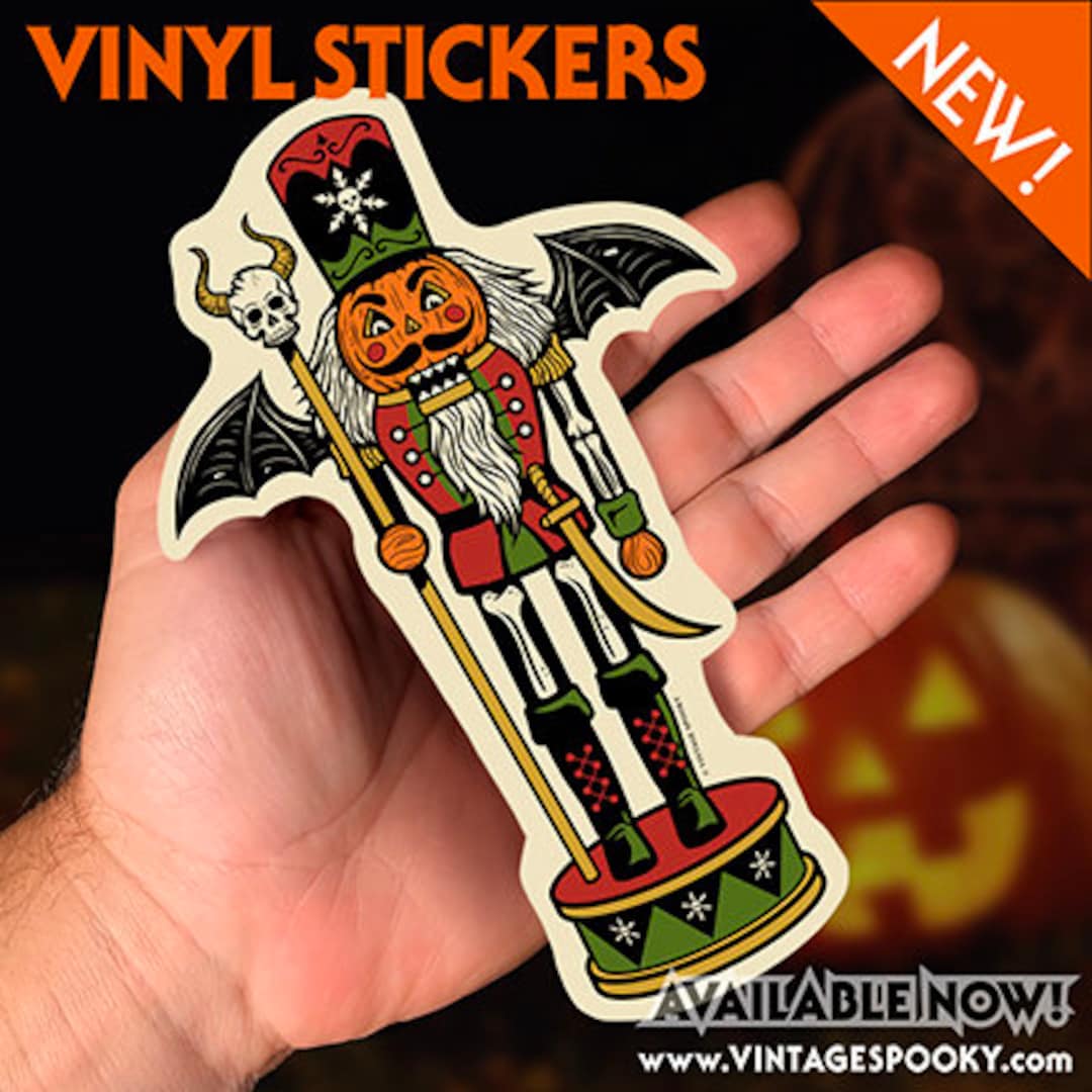 Cracker Proof Creepy Cracker Weather Proof Vinyl Sticker - Etsy