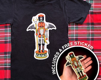 Creepy Cracker T-shirt with free vinyl sticker