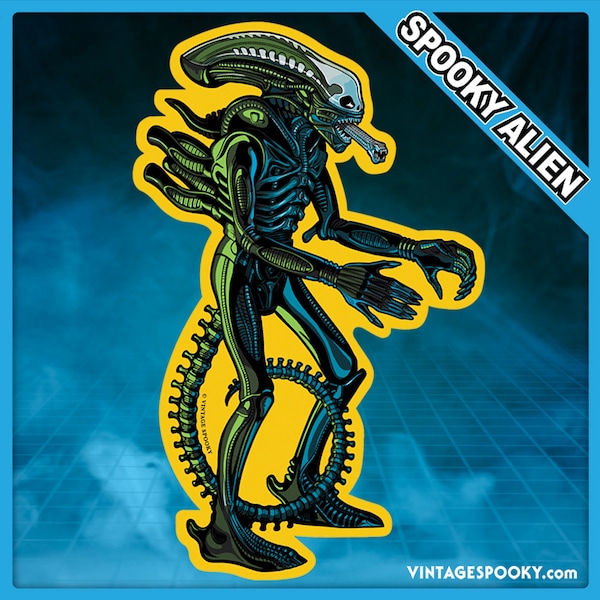 Spooky Alien Diecut Decoration