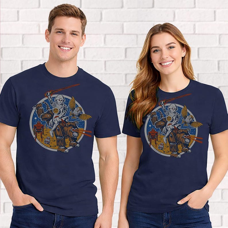 Nerd Wars T-Shirt – Sci-Fi Parody Print – Unisex Green Short Sleeve 100% Soft Cotton – Professionally Screen Printed image 3