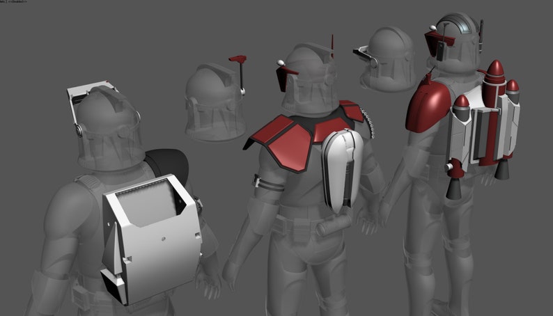 different types of clone armor