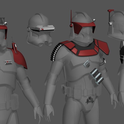 Clone Trooper Cosplay Armor 3D Print Model - Etsy