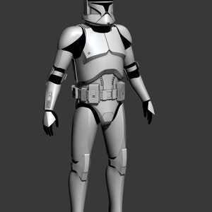 Clone Trooper Cosplay Armor 3D print model