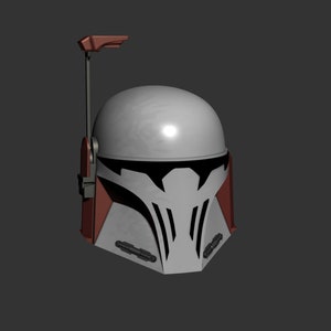 Mandalorian Wraith Helmet Cosplay 3D Print Model