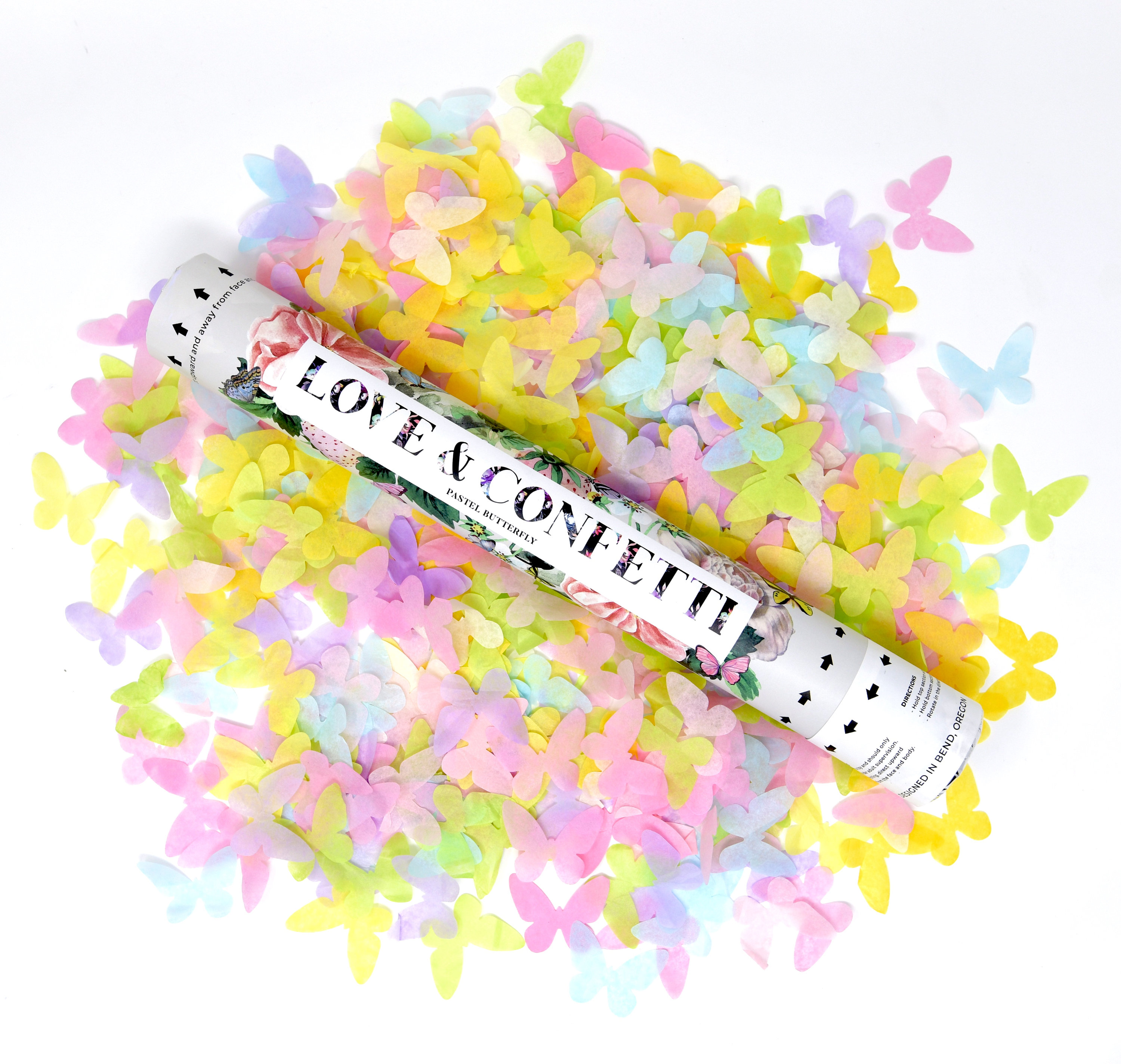 Wedding Confetti Wedding Popper PACK of 6 Butterfly Etsy