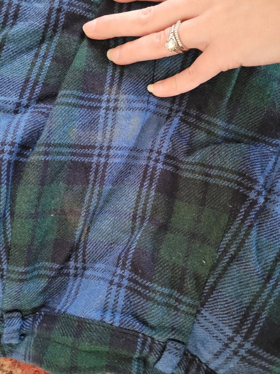 Vintage colourful plaid pants
