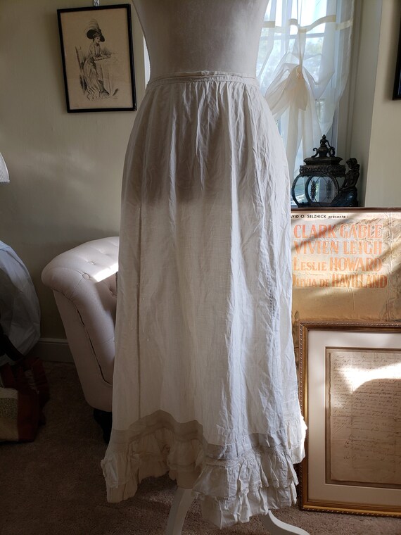 Antique Edwardian Petticoat Skirt