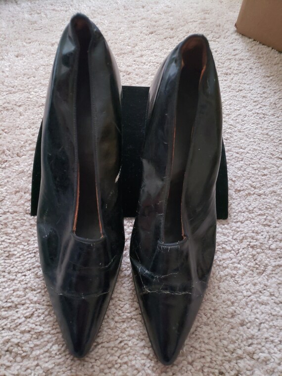 Edwardian 1900's Pointy Leather shoes