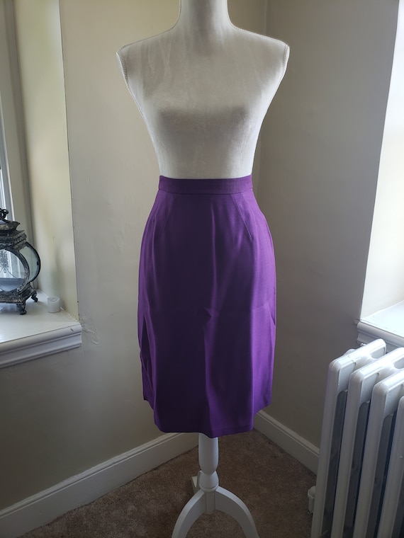 1960s Purple Skirt