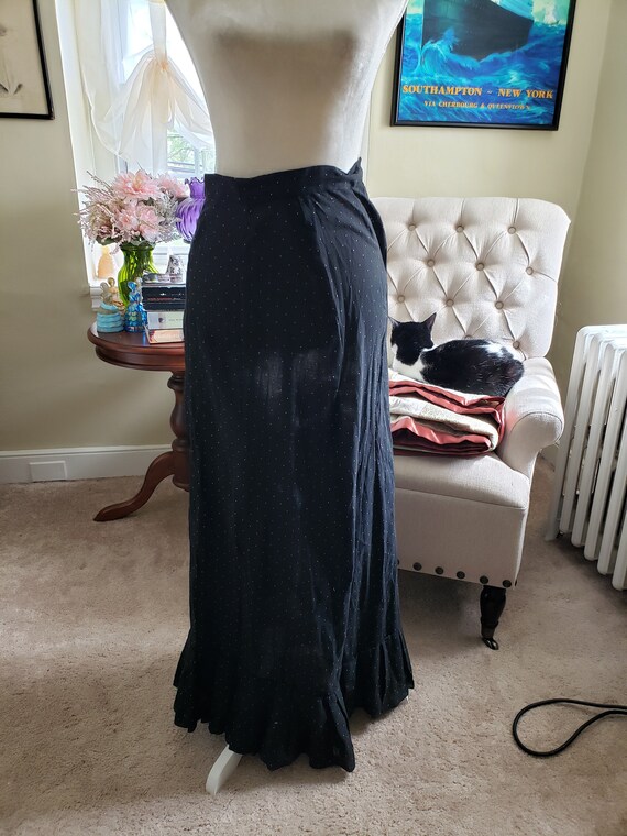 Beautiful 1900s Edwardian Polka Dot Petticoat