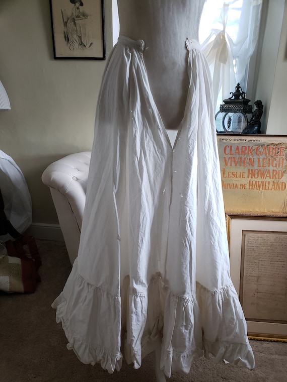 Antique Edwardian Petticoat Skirt - image 3