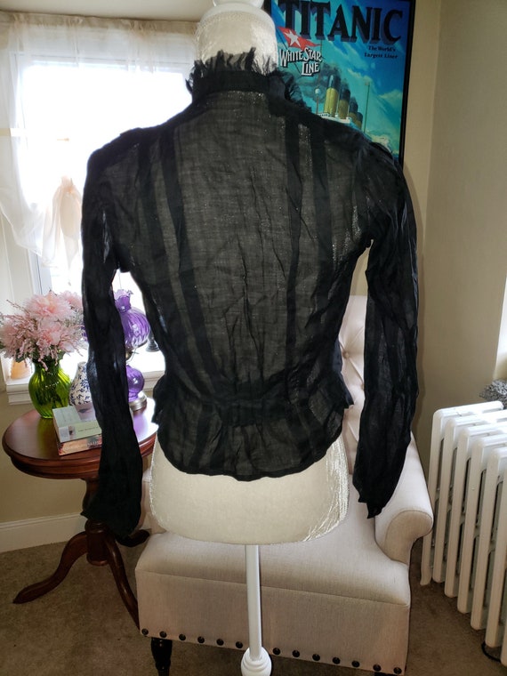 1900s Sheer Corset Cover Blouse