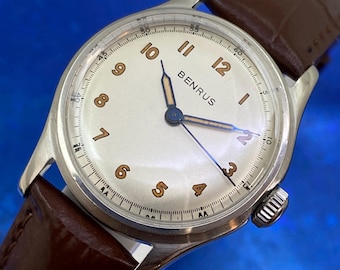 Vintage Benrus MIL-W-46374 Field Style Reissue Watch 33mm General
