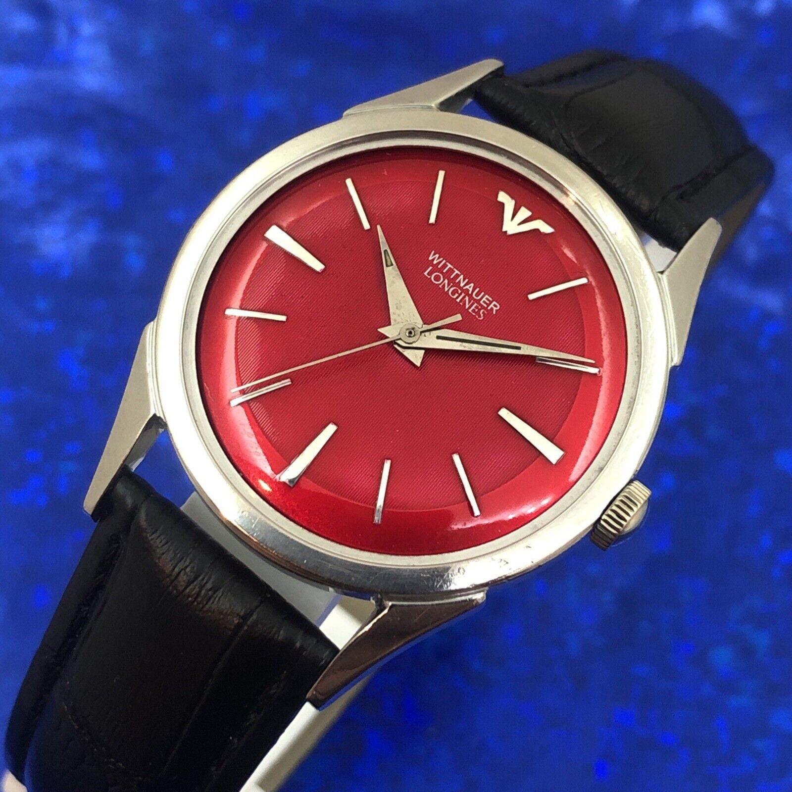 Exquisite Vintage 1960s Mans WITTNAUER LONGINES Stunning Dial