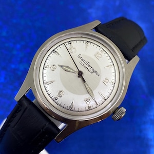 Vintage 1960s Man’s GIRARD PERREGAUX Gyromatic Stunning Dial Serviced & WARRANTY