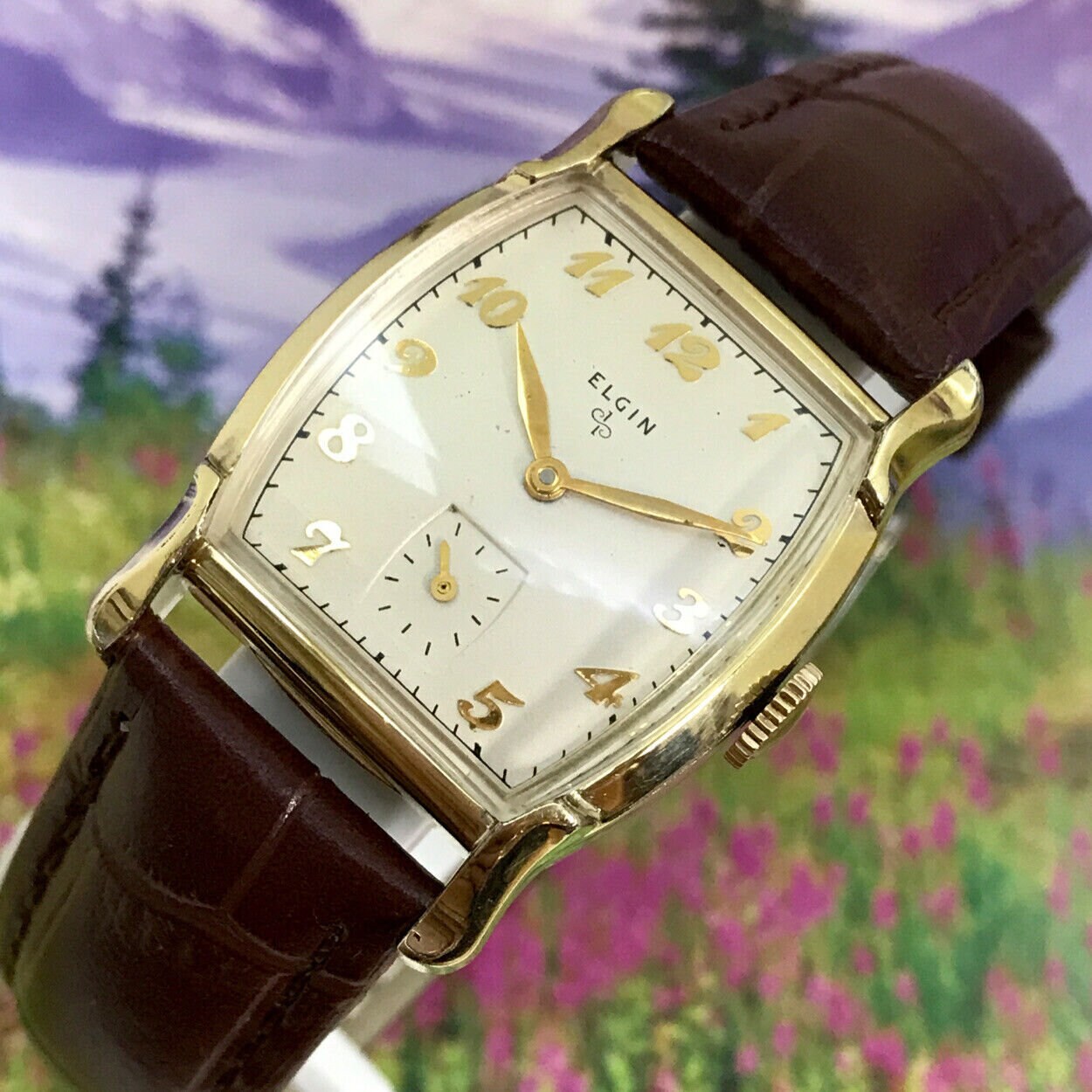 1950's elgin top wrist watches