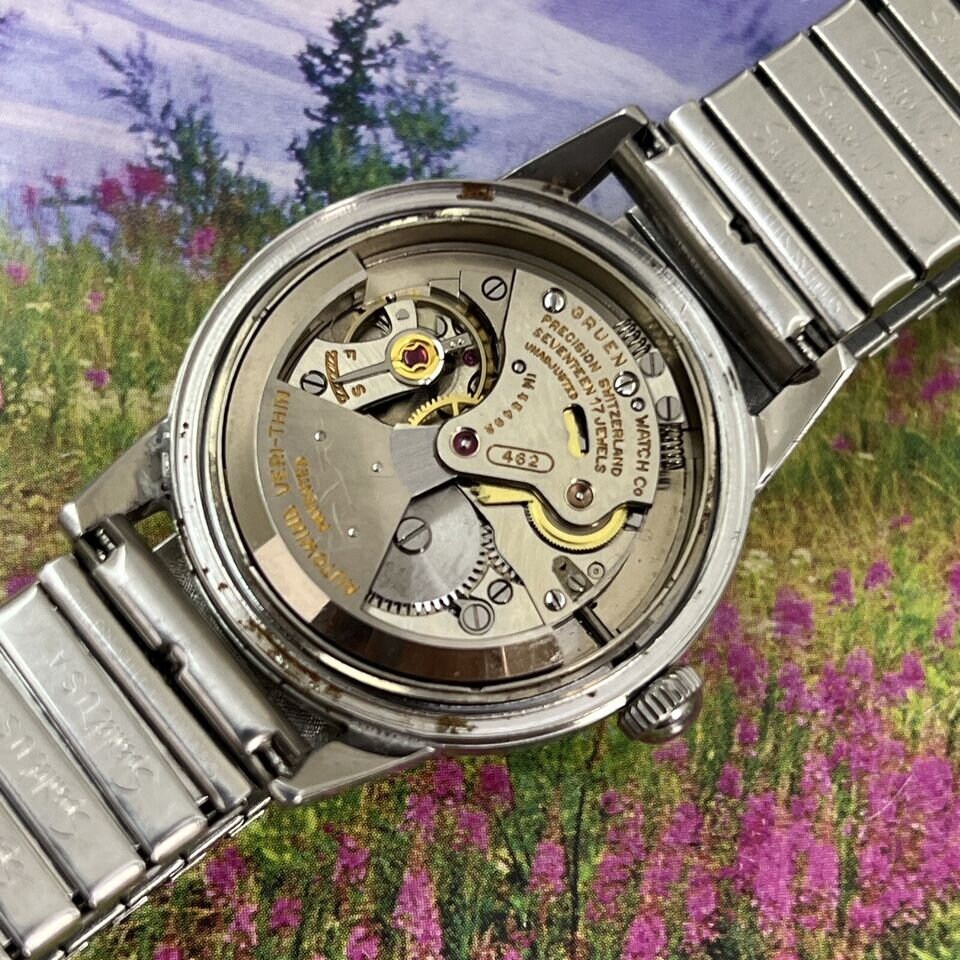 Vintage 1960er Jahre Man s GRUEN PRECISION Autowind Run s Excellent Serviced GARANTIE Etsy