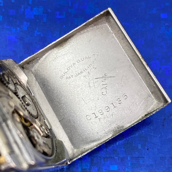 Exquisite Vintage 1927 Mans BULOVA Engraved Case Stunning Dial Serviced WARRANTY