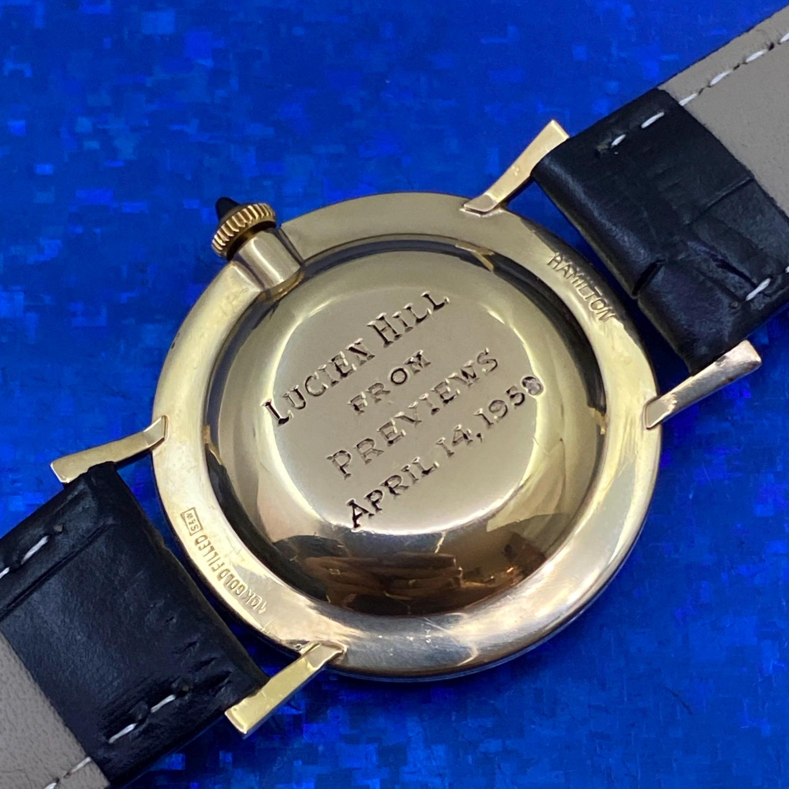 1957年製ヴィンテージの男性用ハミルトン シンクラフト II 完全整備