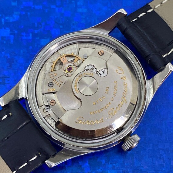 Vintage 1960s Man s GIRARD PERREGAUX Gyromatic Stunning Dial Serviced WARRANTY