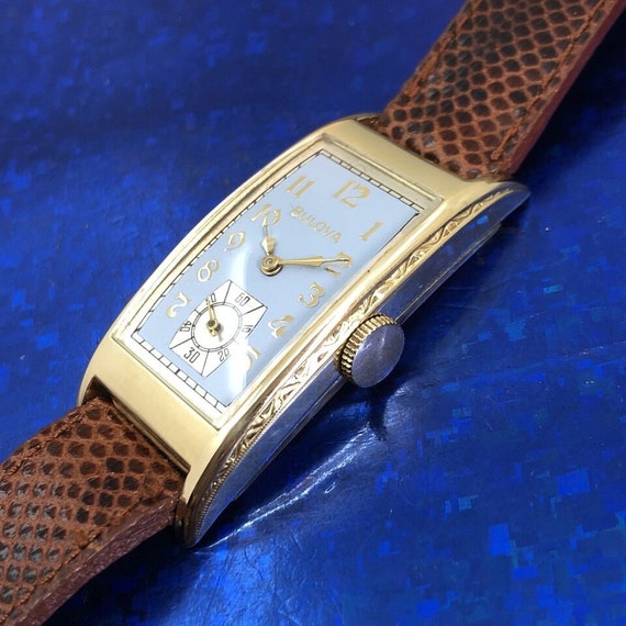 Exquisite Vintage 1940’s Man’s BULOVA Stunning Lo… - image 4