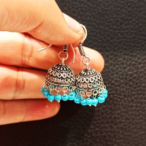 Earrings for women/Trendy traditional Indian jhumka/Handmade Ethnic Earrings/Small Jhumka Earrings/Tribal Earrings
