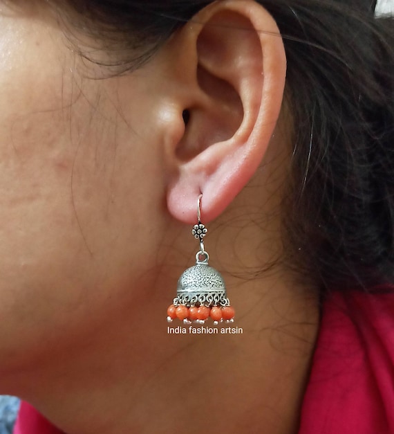 Sterling silver best sale jhumkas