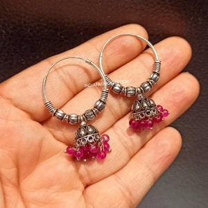 Best gift Latest Indian Jhumki Earring Handmade Jhumka Ethnic Earring for women Chandbali Jhumki Earring Gifts for her Tribal Earring hoops