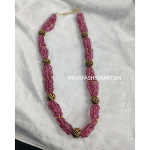 Monalisa Beaded Necklace Handmade Indian traditional Necklace Gift for her Necklace for women ethnic wear necklace anniversary Gifts