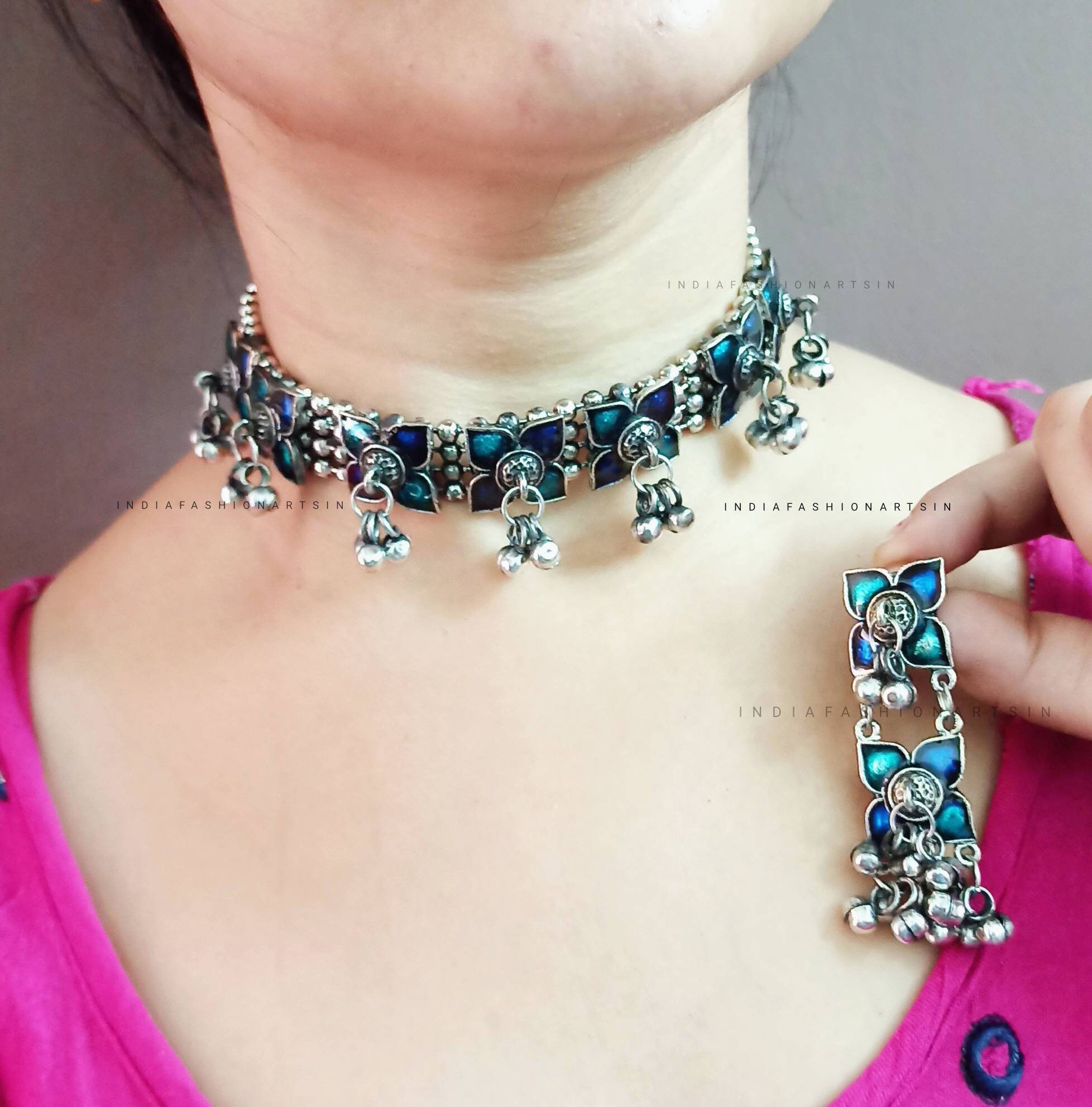 Choker Set/traditional Oxidized Choker 
