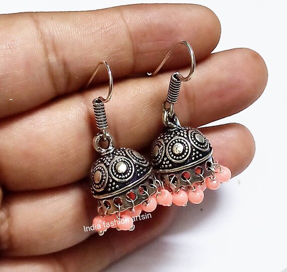 Flipkart.com - Buy Kwenties Collection Small Oxidised Dancing Doll Earrings  German Silver Drops & Danglers Online at Best Prices in India