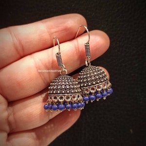 Ethnic drop Earrings/Handmade Earrings/Tribal Earrings/Earrings for women/Gift for her/Indian Earrings/Brass Earrings