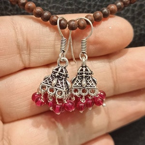 Trendy traditional Indian Oxidised jhumka/Handmade Ethnic Jhumki/Small Jhumka Earrings