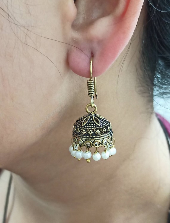 Small jhumki shop in gold