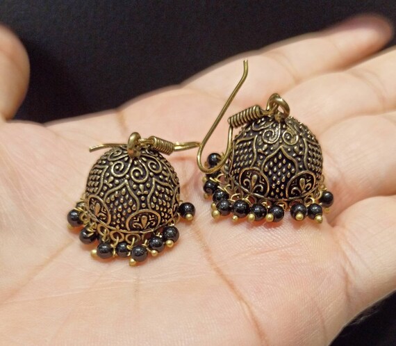 Copper 2024 jhumka earrings