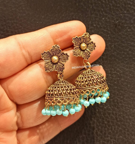 Taahira Kundan Earrings | Indian Earrings Online - Tarinika