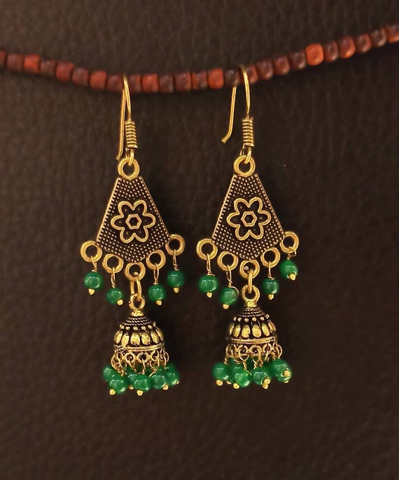 Ethnic jhumkas online clearance