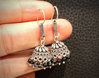 Buy Silver Color Jhumka Online In India 