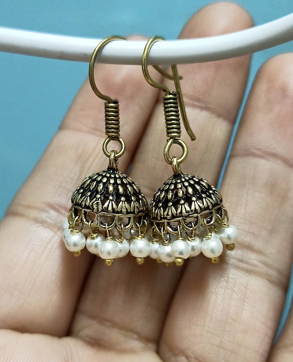 Details more than 84 copper jhumka earrings latest