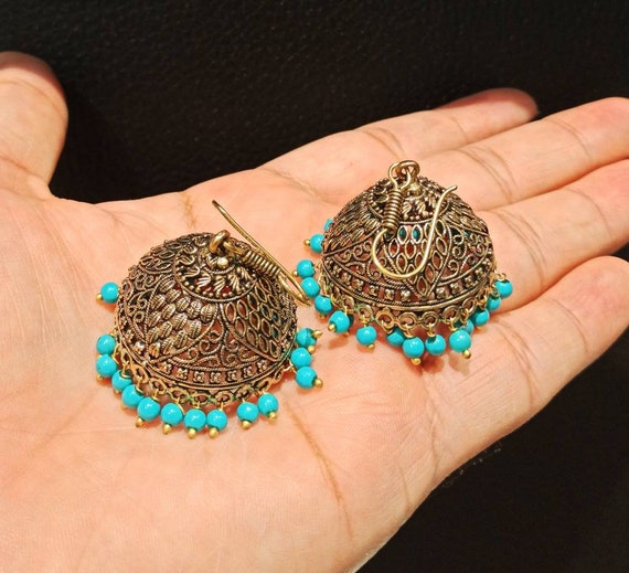 Huge Navajo 'Duel Pool Turquoise' Native American Jewelry Silver Bracelet Huge Navajo 'Duel Pool Turquoise' Native American Jewelry Silver Bracelet