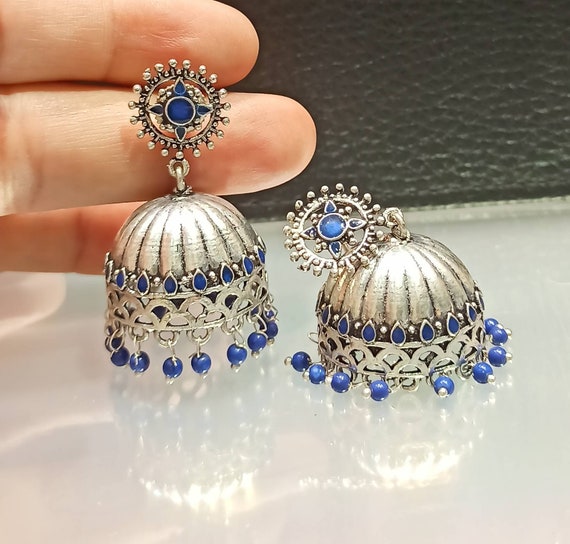 Blue traditional deals earrings