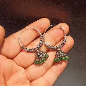 Best gift Latest Indian Jhumki Earring Handmade Jhumka Ethnic Earring for women Chandbali Jhumki Earring Gifts for her Tribal Earring hoops