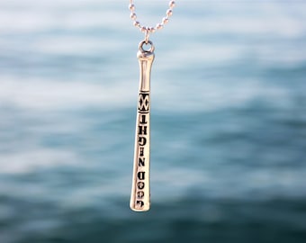 Suicide Squad Harley Quinn Good Night Bat Weapon Baseball Men's Necklace Silver Unisex joker pendant dc comics birds of prey jewelry charm