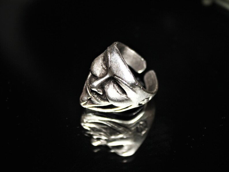 Anonymous Ring / V for Vendetta / Handmade Silver Men Jewelry - Etsy