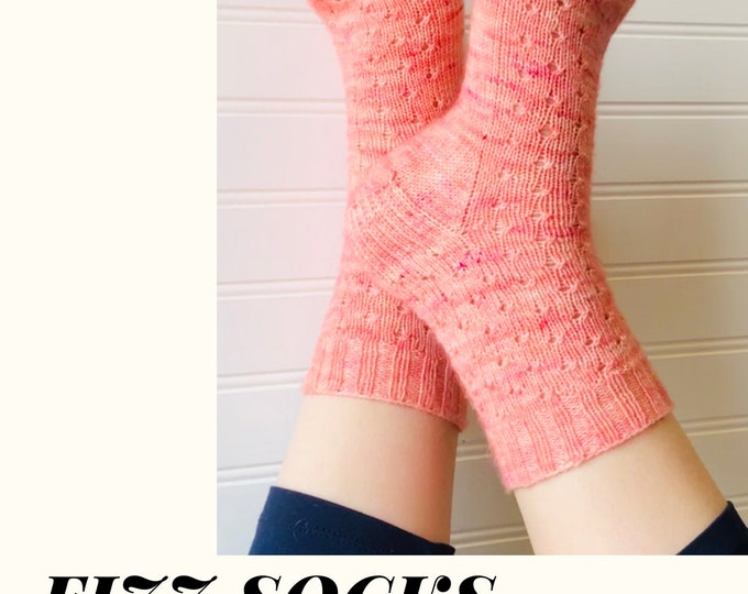 Fizz Socks Digital Knitting Pattern
