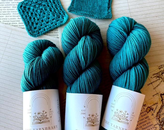 The Authors: Dumas - semi-solid fingering sock DK merino